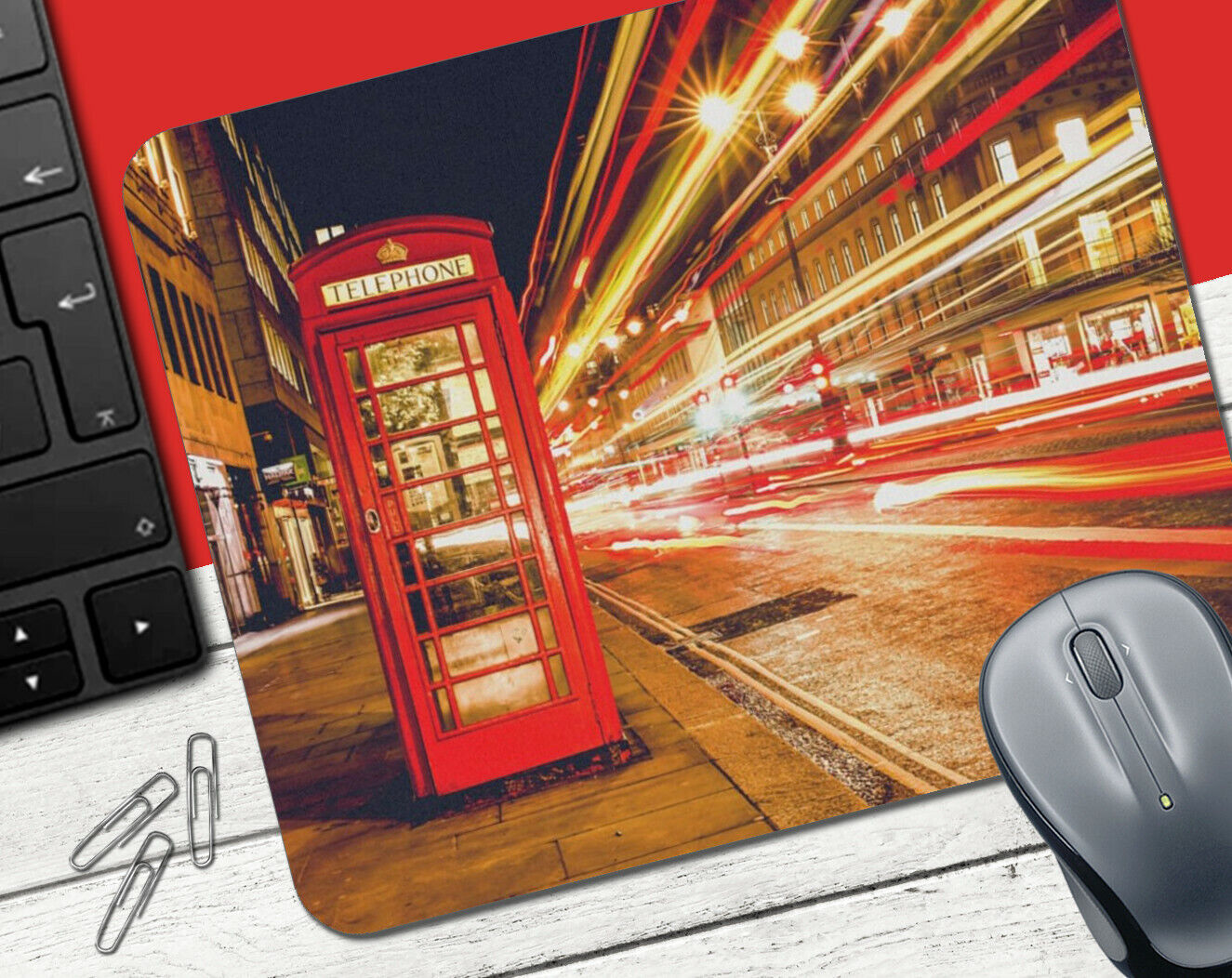 MOUSE PAD - British #2 Phone Booth English United Kingdom UK England Gift