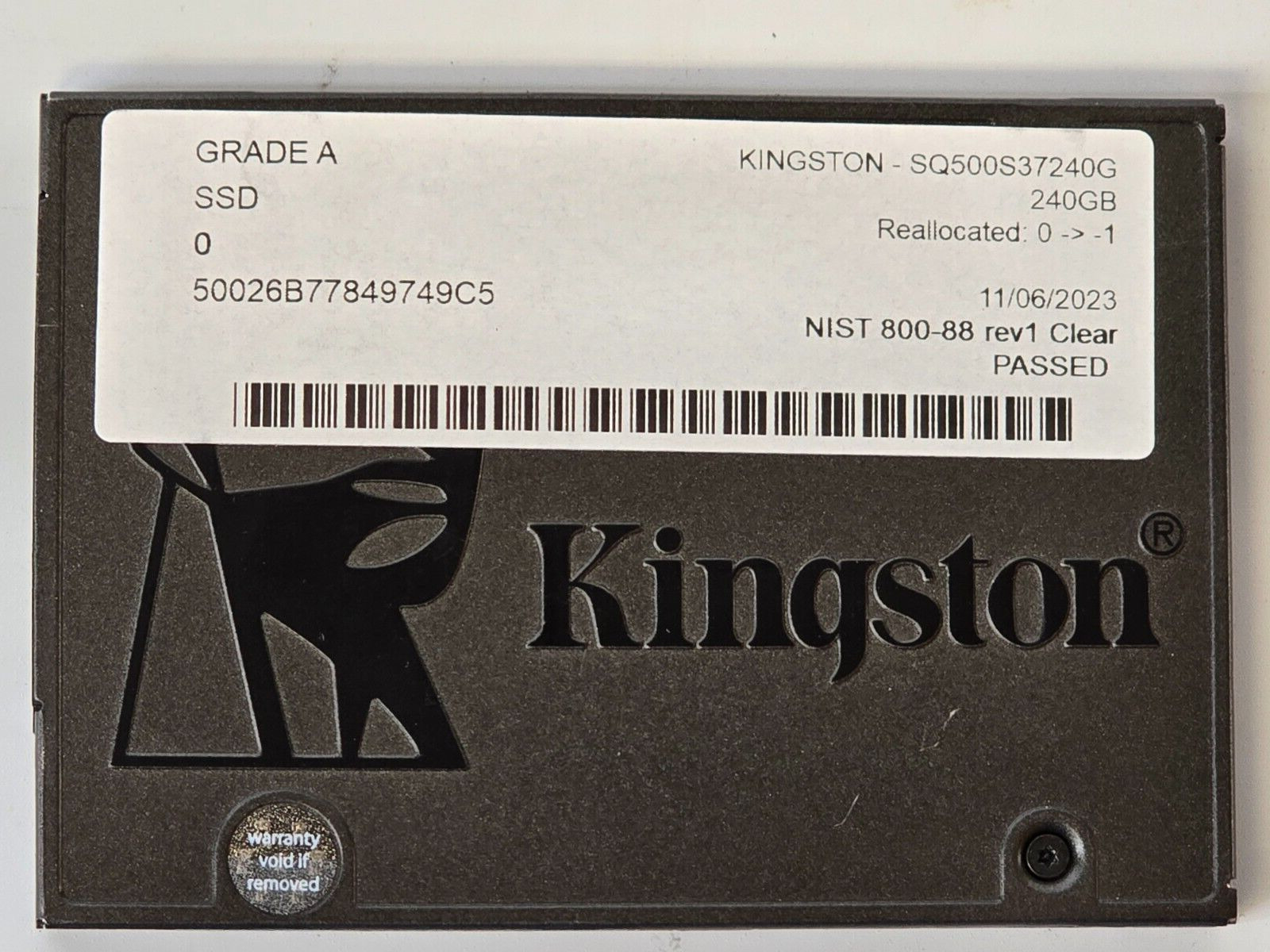 Kingston Q500 240GB Internal 2.5\