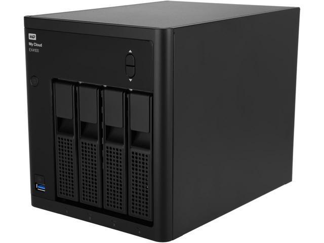 WD Diskless My Cloud EX4100 Expert Series Network Attached Storage - NAS WDBWZE0