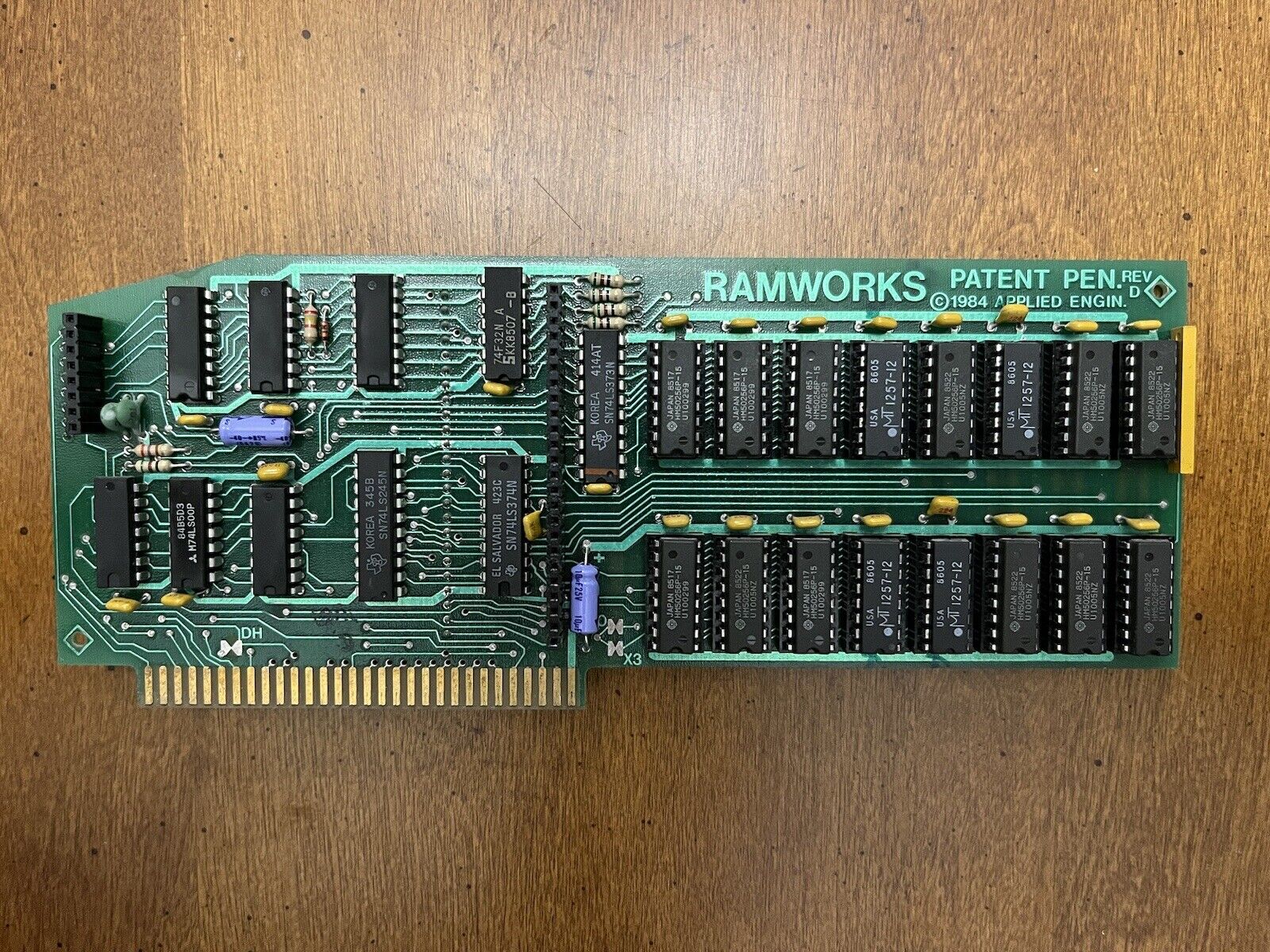 Apple IIe Ramworks RAM Memory Card Applied Engineering *Works*