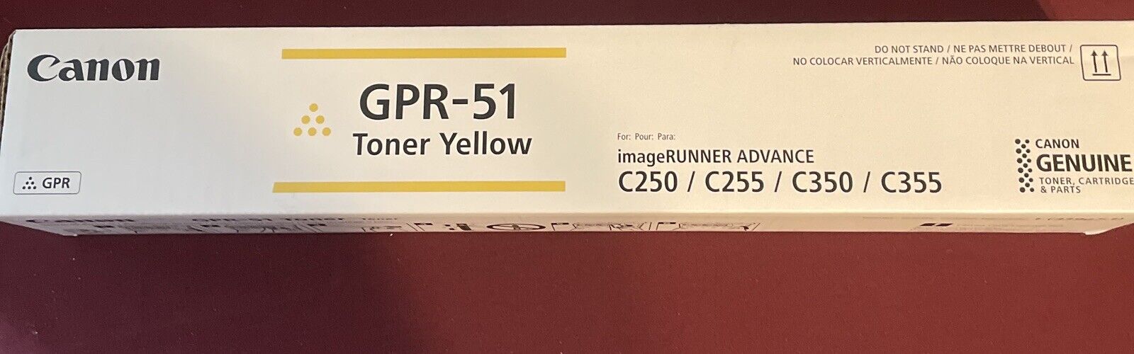 Canon GPR-51 Toner Cartridge - Yellow (8519B003)
