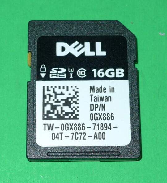 Genuine Dell 16GB iDRAC vFLASH Class 10 SD HC SD Card 6X3H4