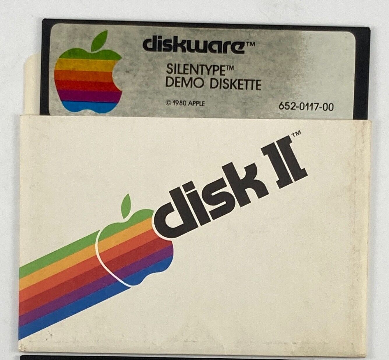 Apple II II+ IIe Diskware Silenttype (thermal printer) Demo Diskette Dealer Only
