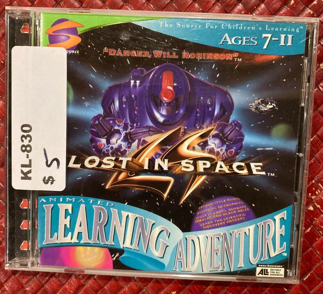 Lost In Space Animated Learning Adventure PC Windows 95 MAC New Line Cinema 7-11