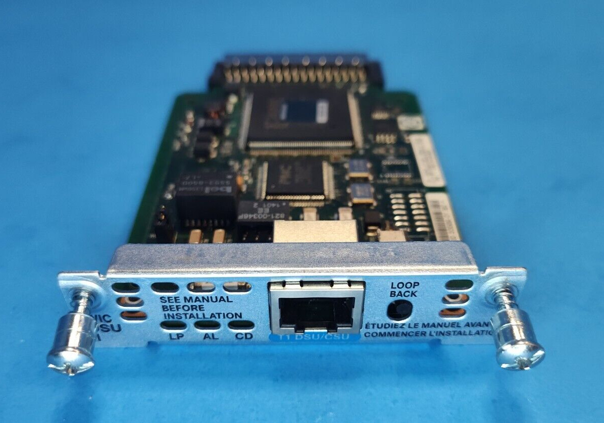 Cisco HWIC-1DSU-T1 1-Port T1 DSU/CSU WAN Interface Card Module