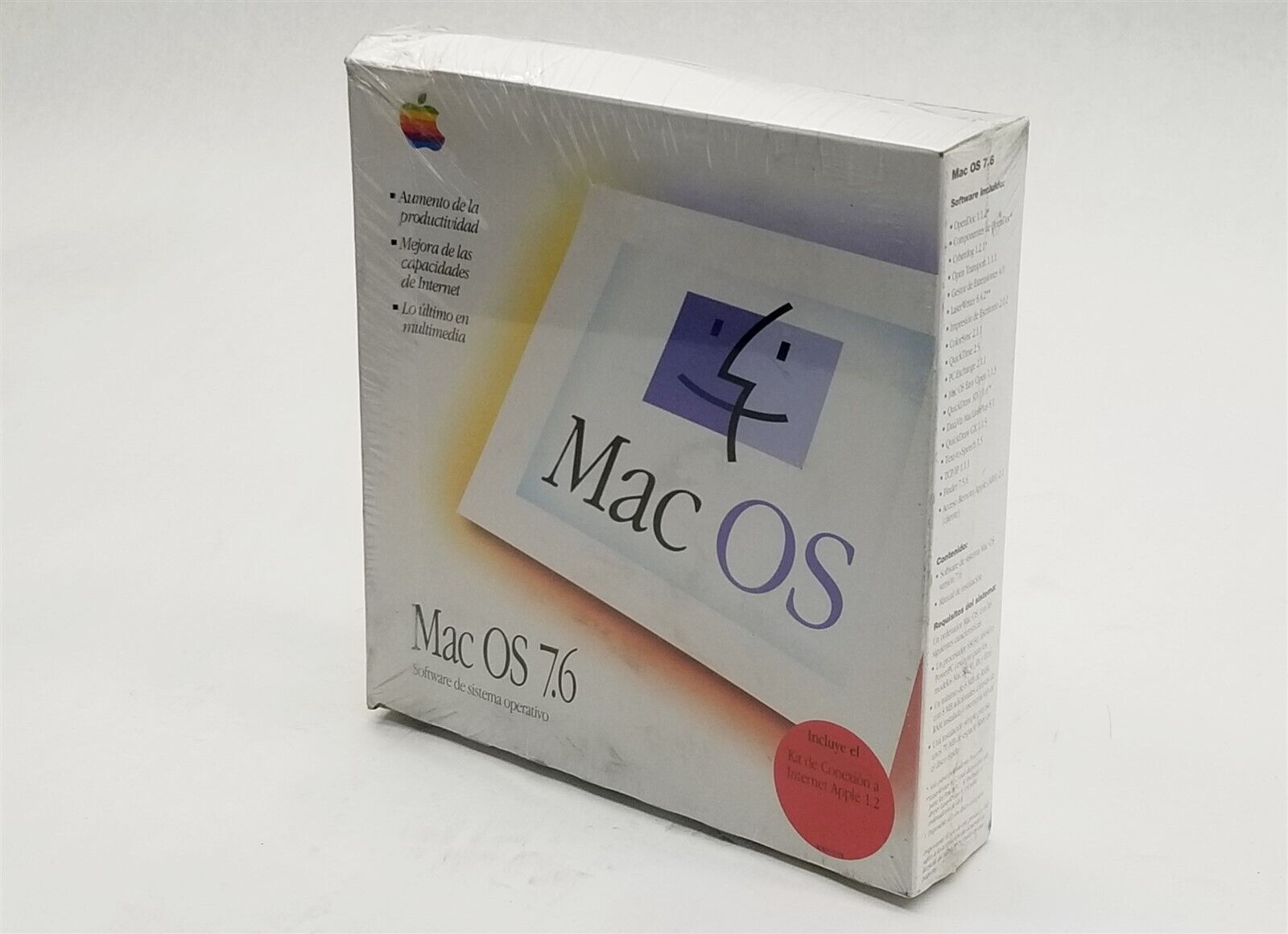 Apple MAC OS 7.6 Software Espanol Spanish Rare Retail Box Factory Sealed NEW