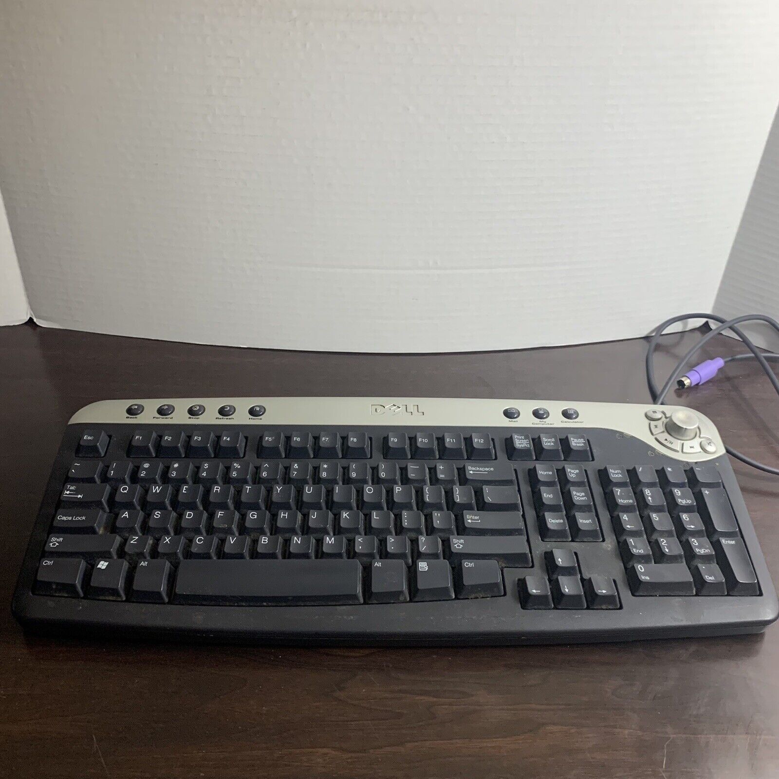 Dell PS2 Multimedia Keyboard Black & Silver RT7D30 2R400