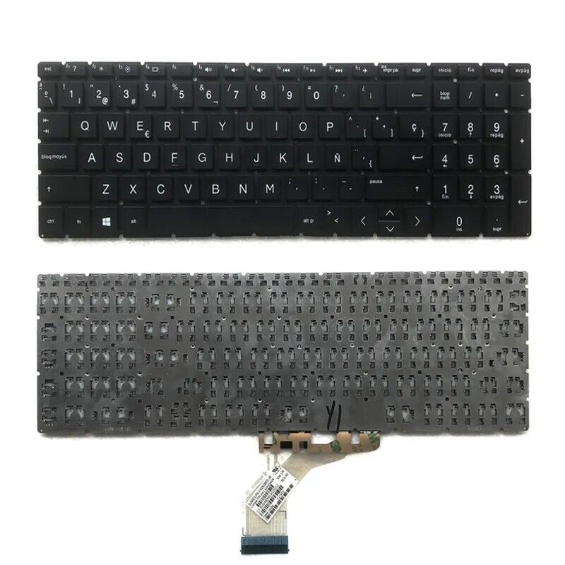 New SP Spanish Teclado Keyboard Black For HP 15-DA 15-DB 15-CN 17-BY 250 255 G7 