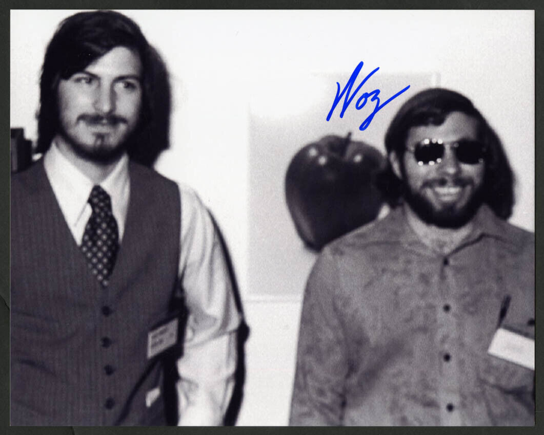 Steve Woz Wozniak SIGNED 8x10 PHOTO Co-Founder APPLE I Jobs COMPUTER AUTOGRAPHED
