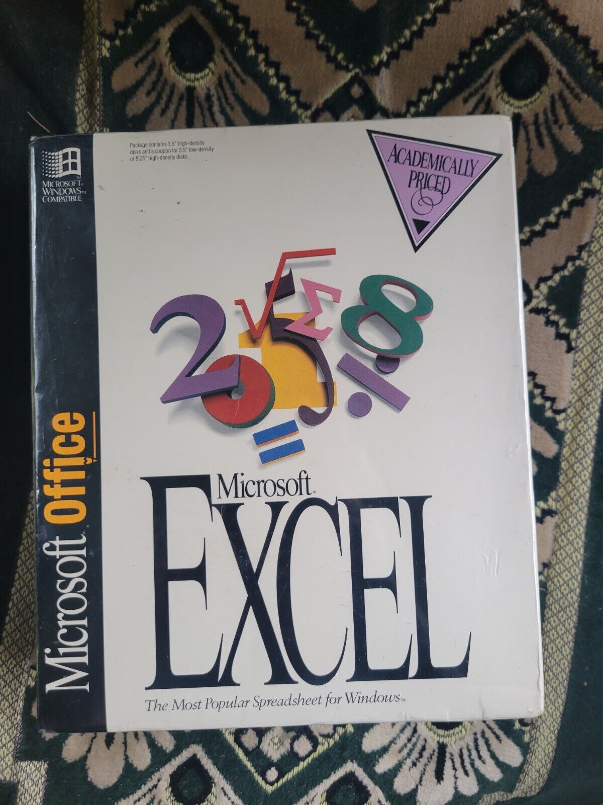 Microsoft Excel Version 5.0 For Windows PC on 3.5 HD Disks