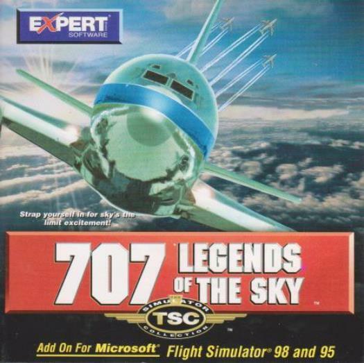 707 Legends Of The Sky for MS Flight Simulator PC CD Boeing aircraft game add-on