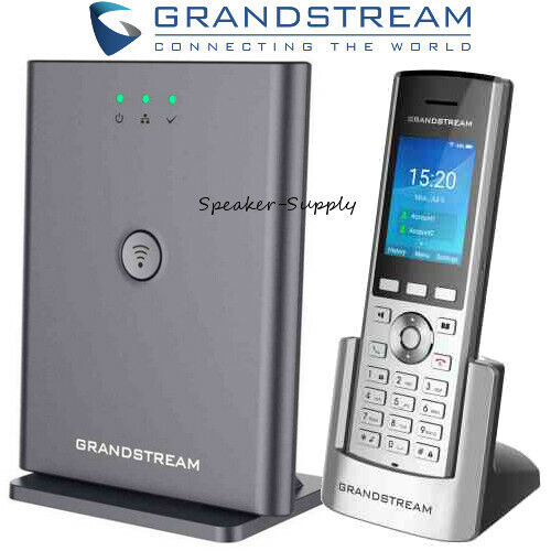 Grandstream DP752 + DP730 DECT VoIP Base Station w/ Cordless Handset Long Range