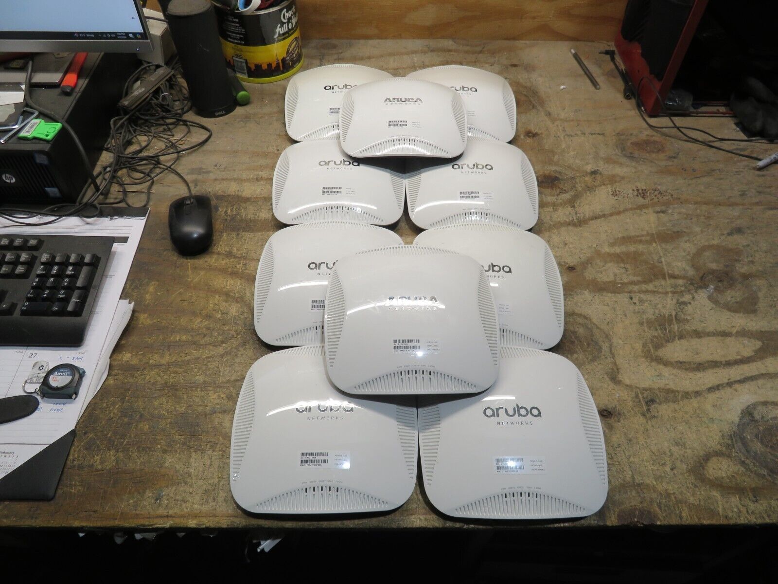 LOT OF 10 Aruba Networks AP-225-US Access Point APIN0225 ( NO ACCESSORIES )