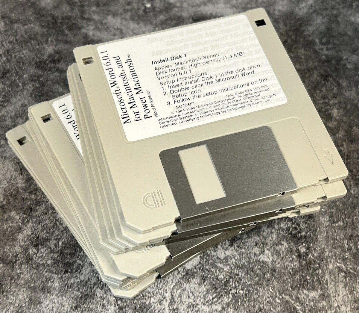 Microsoft Word Version 6.0.1 for the Macintosh and Power Mac, 13 Floppy Disks