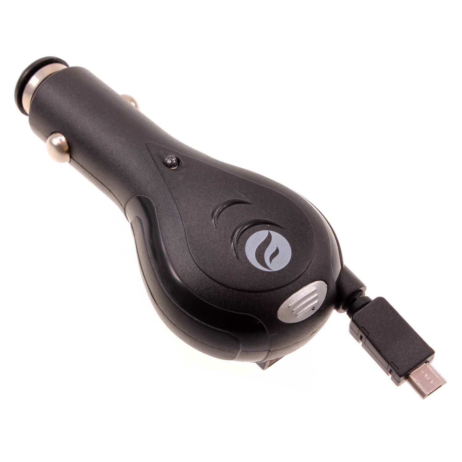 CAR CHARGER RETRACTABLE 3.1A USB PORT MICRO-USB DC SOCKET POWER for CELL PHONES