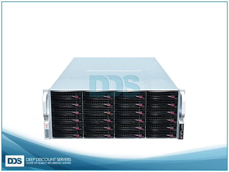 Supermicro 4U Storage Server X10DRH-T4i+ 36LFF 2.4Ghz 12-C 512GB ZFS FreeNAS