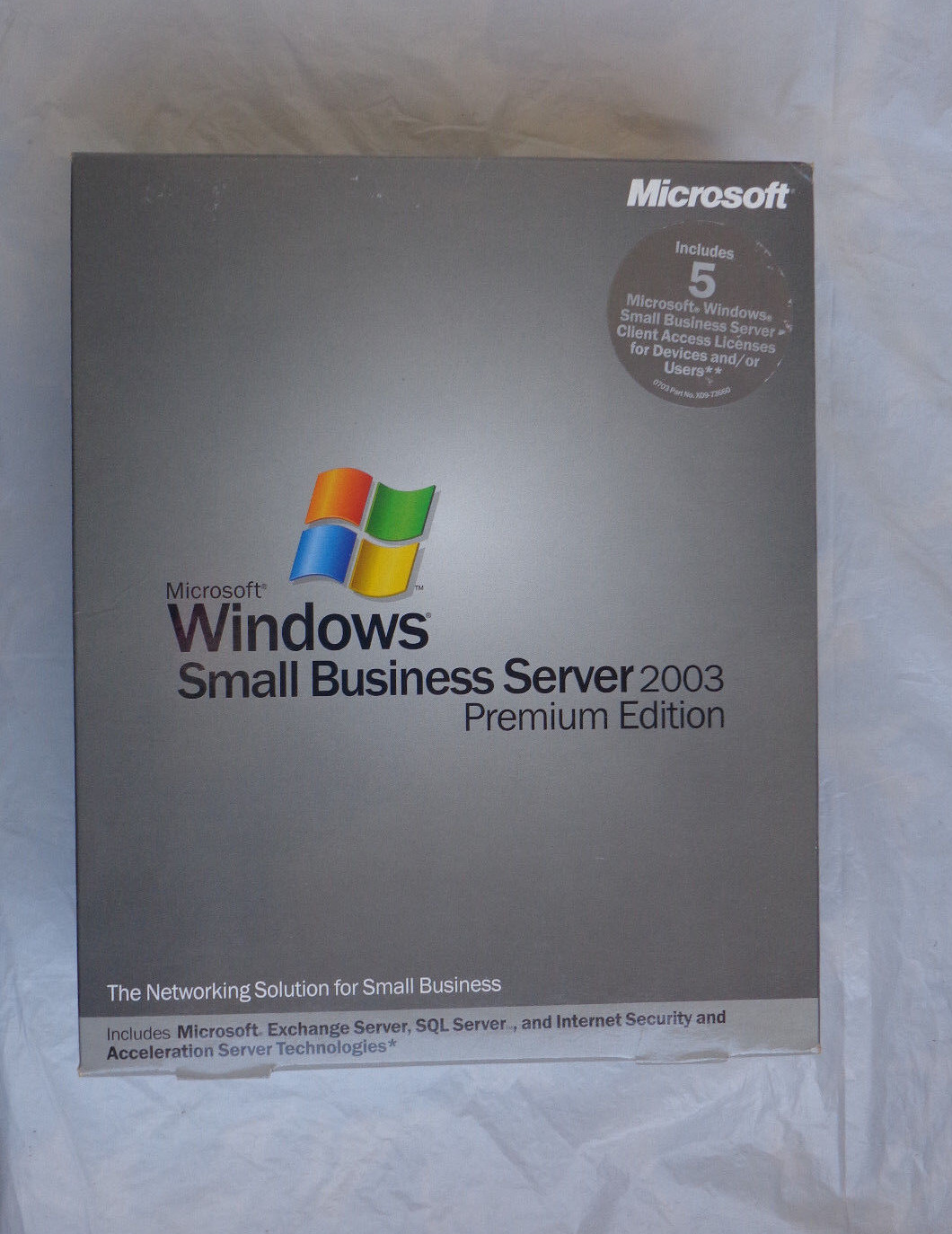 Microsoft Windows Small Business Server 2003 Premium RETAIL w\' 5 CAL Sealed Box