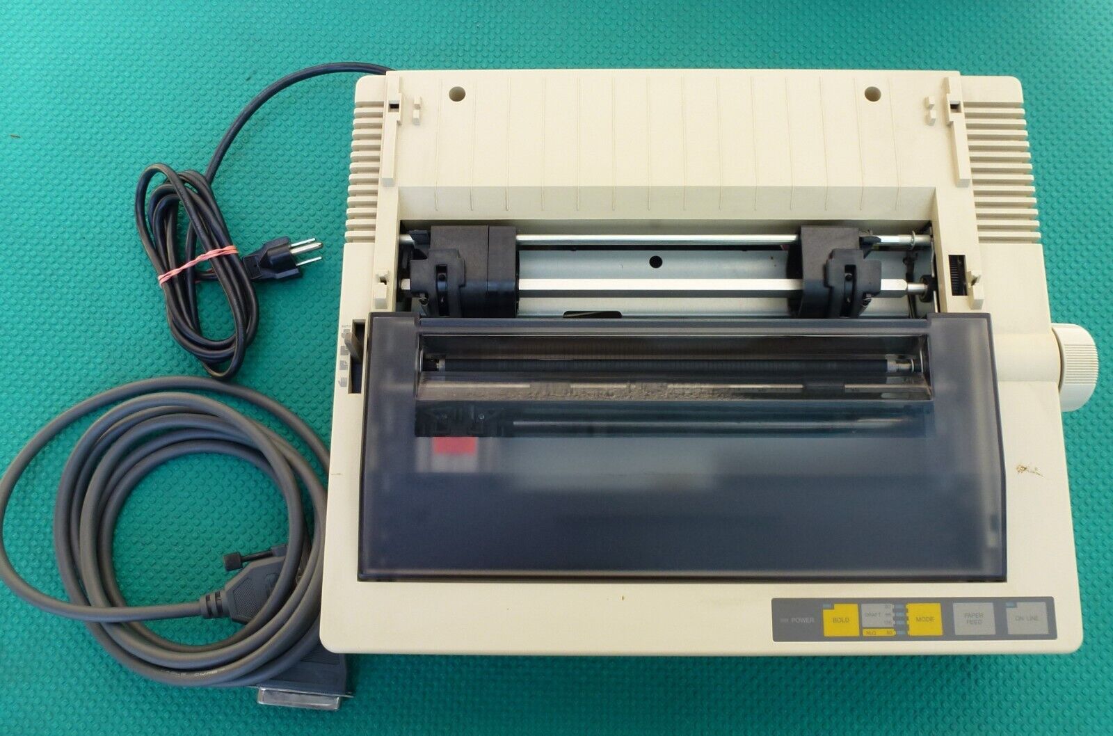 Vintage Star Micronics M-120 Dot Matrix Printer NX-10 ( Watch Self Test Video )