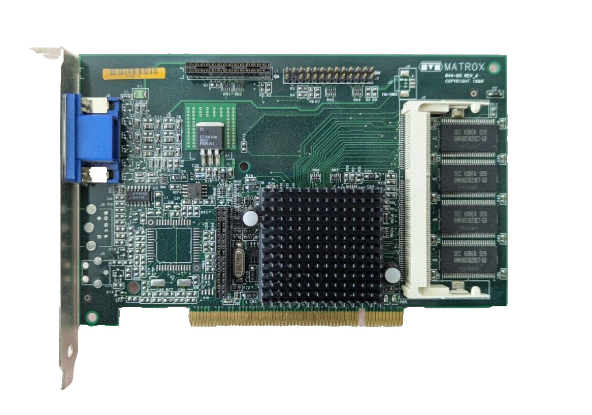 G2+MSDP/8N Matrox Millenium G200 8MB PCI Video Graphics Card