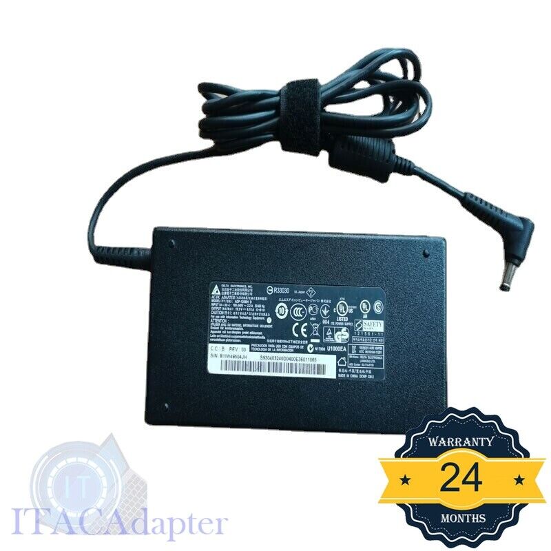 Genuine Delta 19.5V 6.15A ADP-120MH D For MSi GP62 7RD-285US OEM 120W AC Adapter