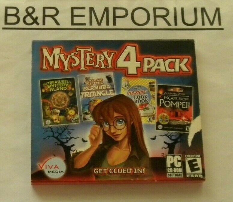 Mystery 4 Pack 2-CD-ROM Lot - Mystery 4-Pack (2009) + Mystery 4-Pack Volume 2