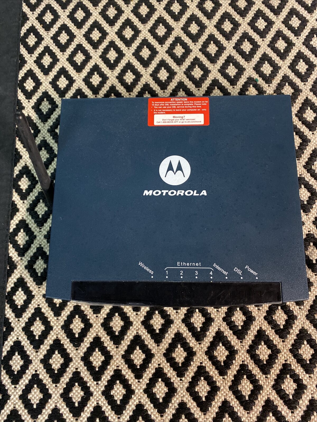 Motorola 3347-02-1022 4-Port Wireless Router~TESTED A2