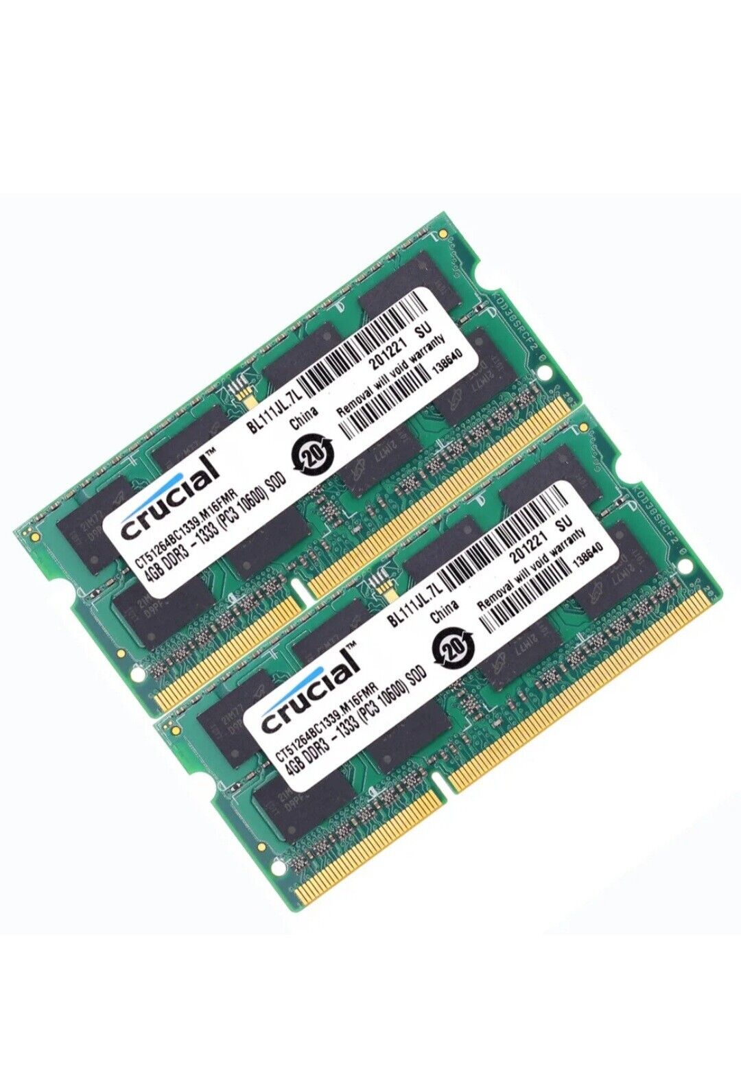 8GB Kit 2x4GB PC3-10600S DDR3 1333MHz 204-pin SO-DIMM Memory Laptop RAM, Various