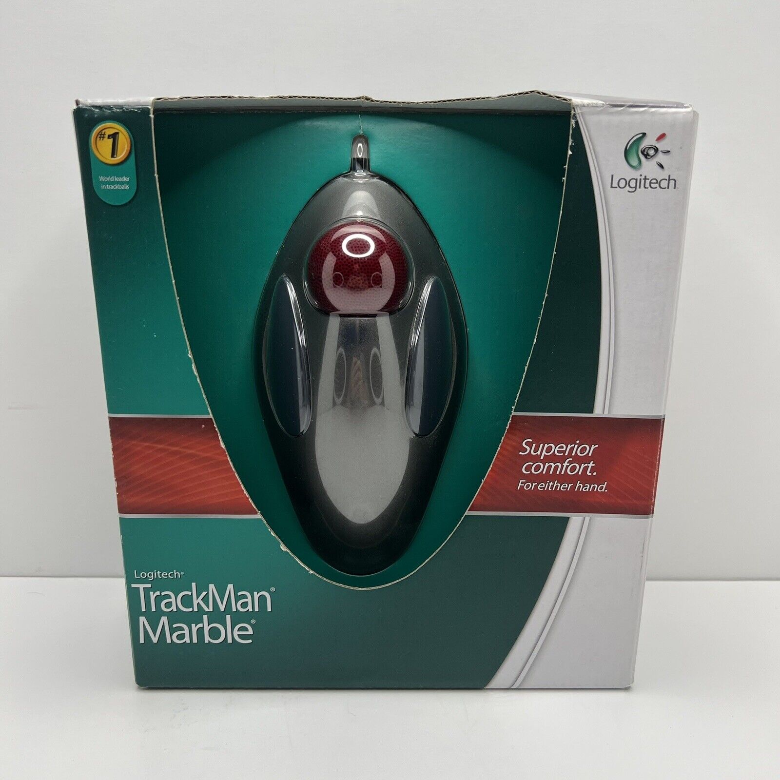 Logitech TrackMan Marble Mouse 910-000806 - Vintage Open Box