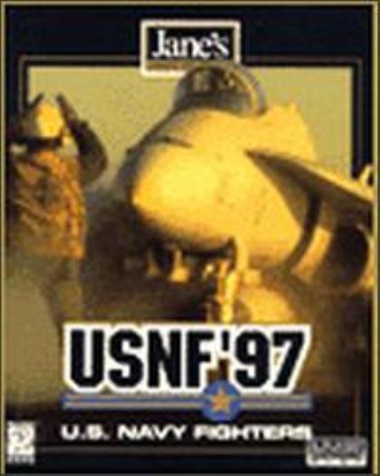 Janes USNF \'97 PC CD pilot military air combat war missions game A-7 Corsair II