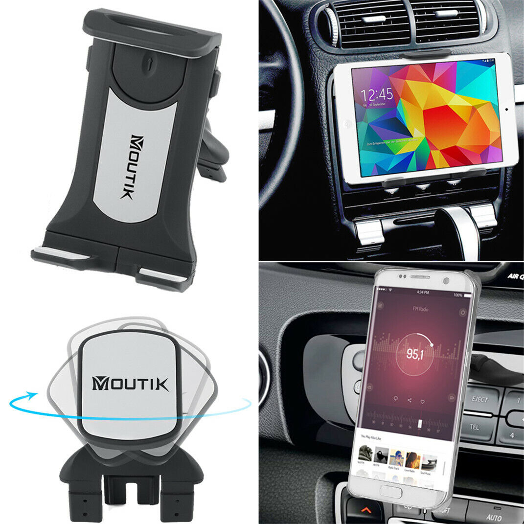 Extend 360° Rotating Car Tablet Phone Holder Vehicle CD Player Disk Slot Stand