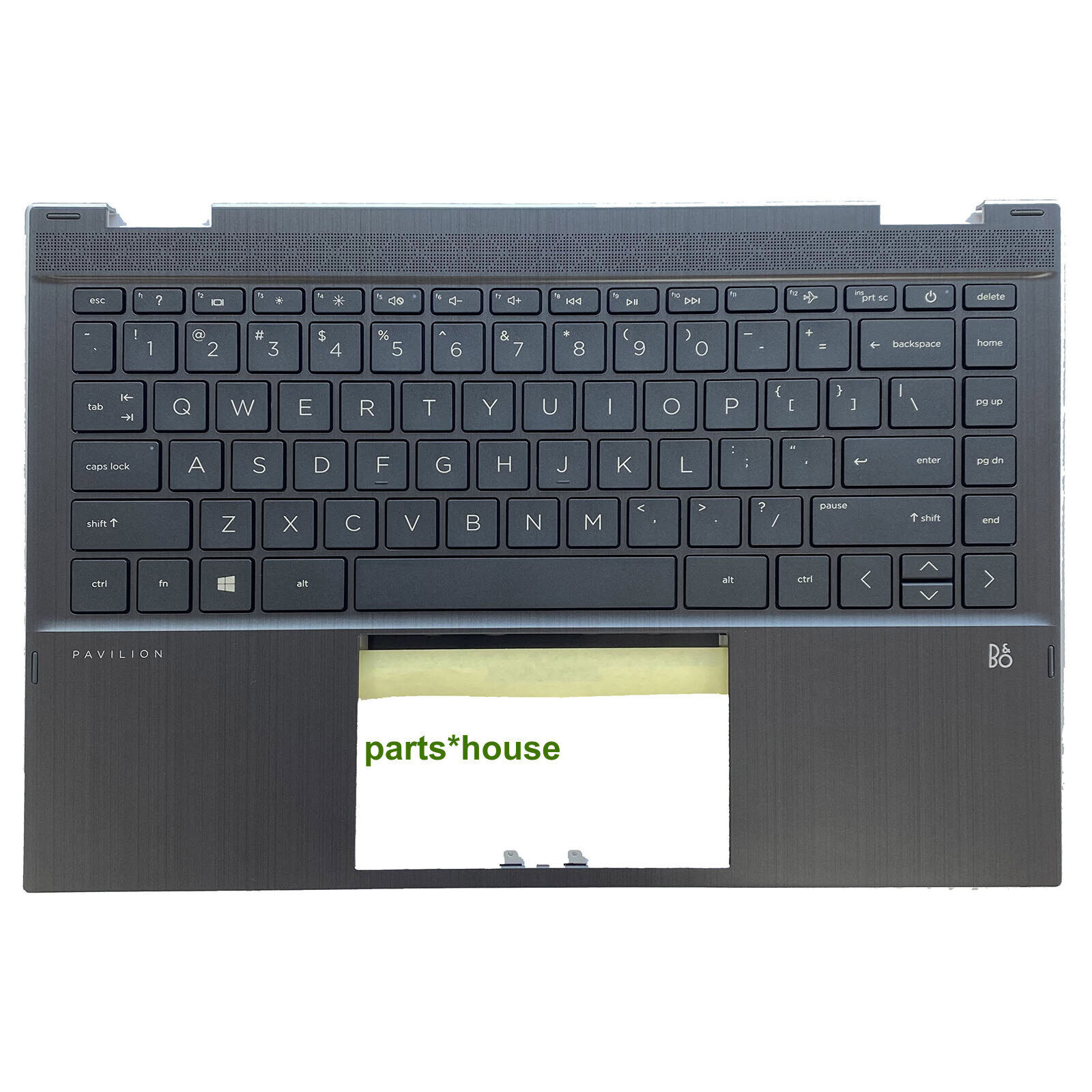 For HP Pavilion X360 14T-DW 14M-DW 14-DW Palmrest Case Non-Backlit US Keyboard