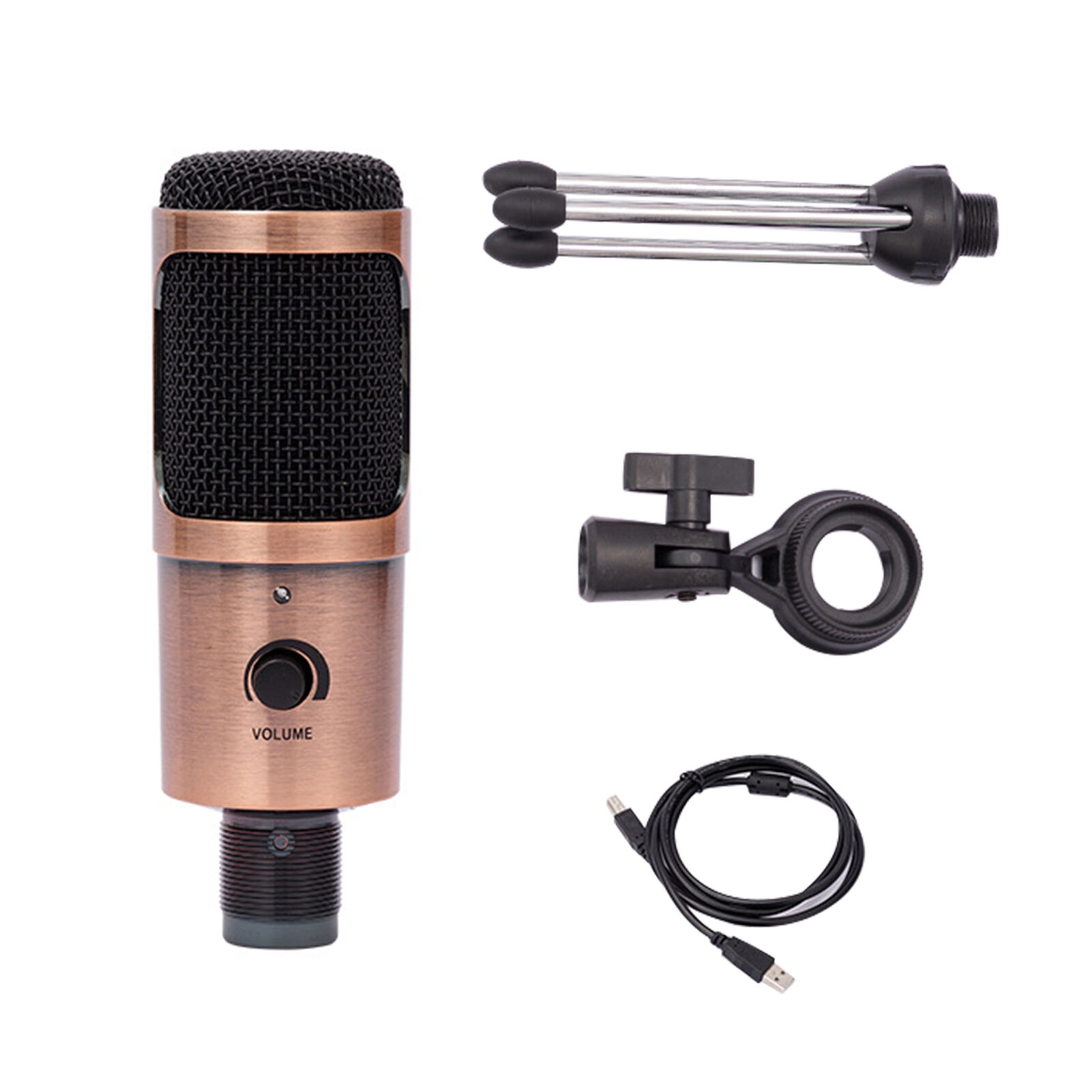 Wired Microphone Wired Volume Adjustment Plug Play Handheld Microphone Practical
