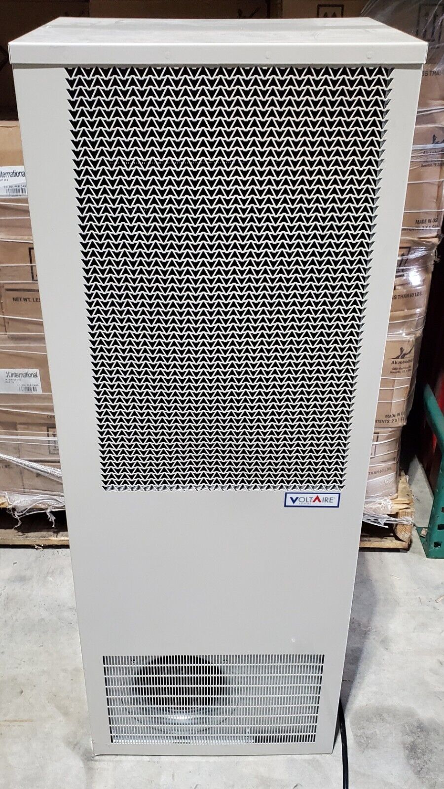 Voltaire AT08RMW07 Industrial Cabinet Cooler backup heat 8,000 BTU 115V AC Dent