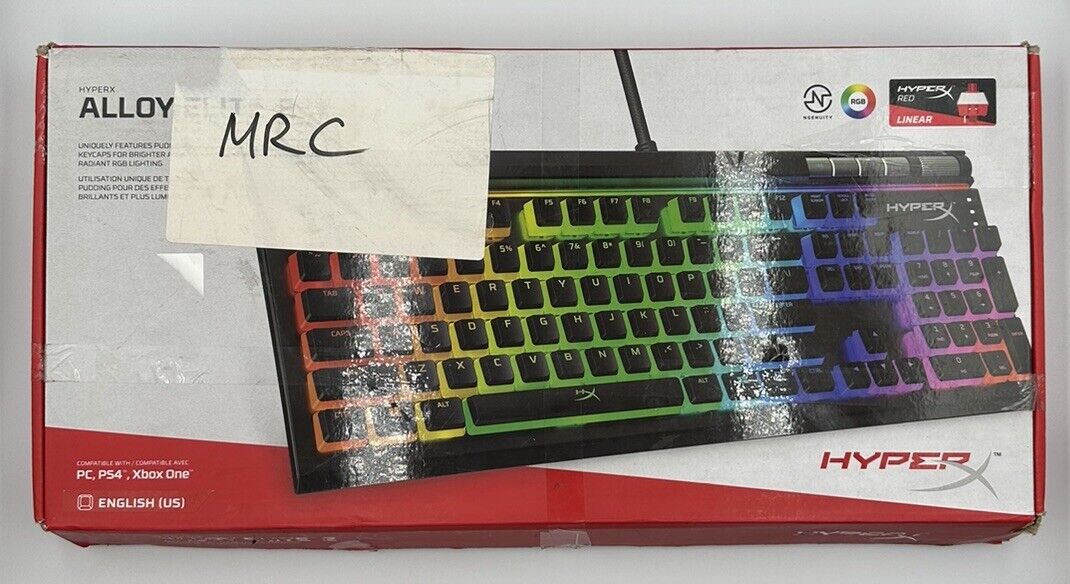 HyperX Alloy Elite 2 HKBE2X-1X-US/G RGB Mechanical Gaming Keyboard Cherry