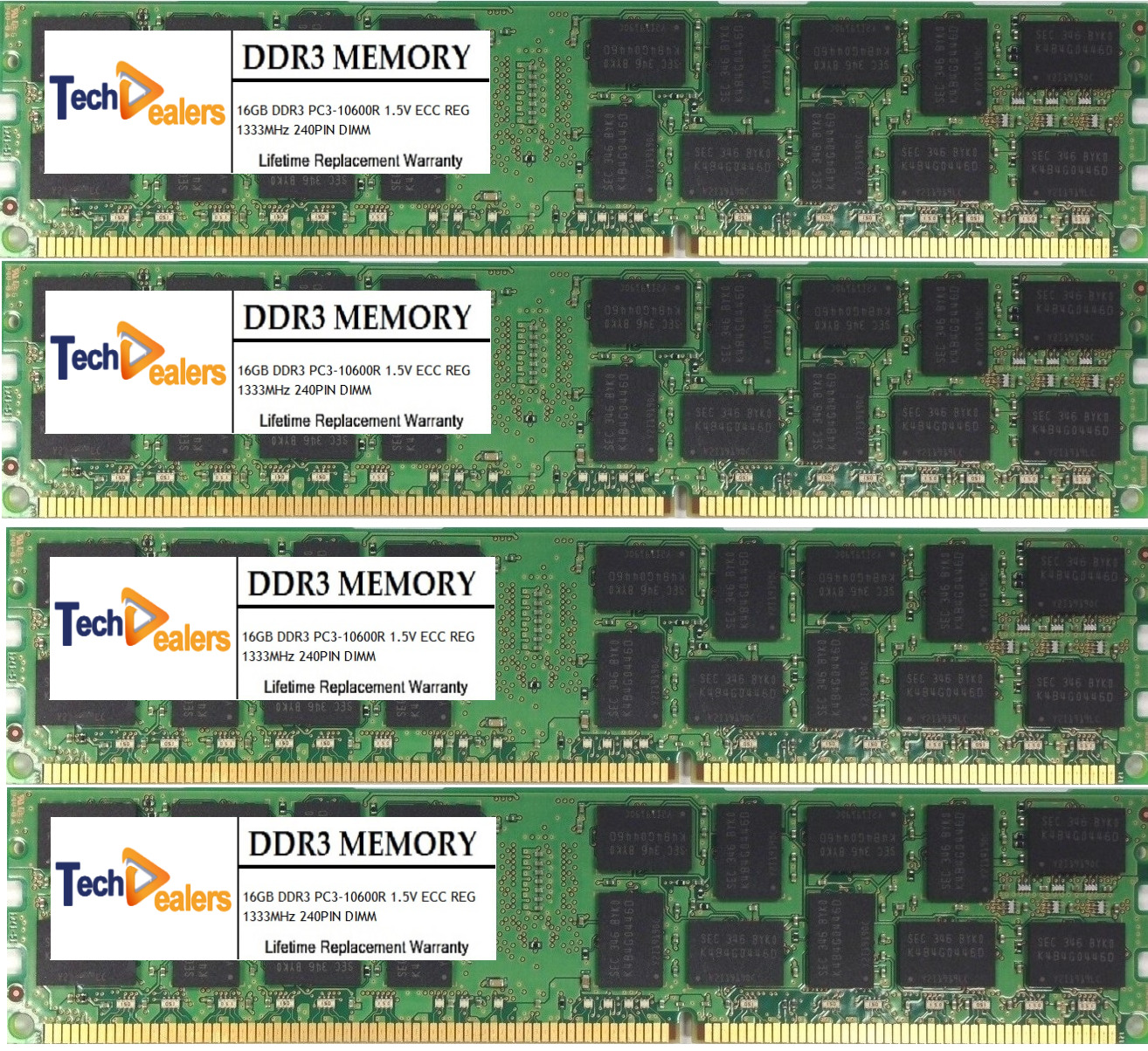 64GB (4X 16GB) DDR3-1333 PC3-10600 Memory RAM for APPLE MAC PRO 5,1 Westmere