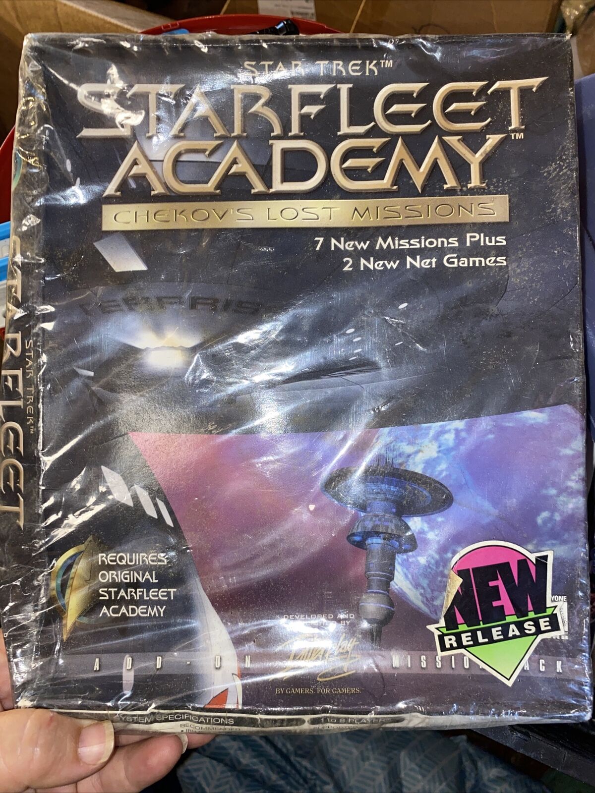 Star Trek Starfleet Academy Chekov's Lost Missions (PC, 1998) Game Expansion New
