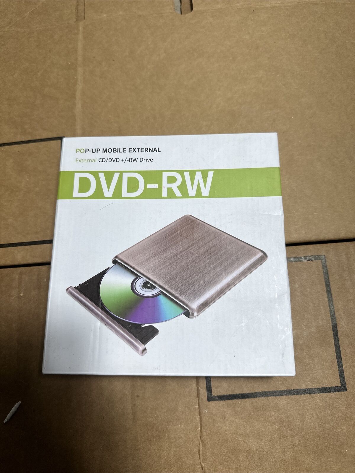 VERSIONTECH JYN168-SU3 POP-UP Mobile External CD/DVD +/-RW Drive