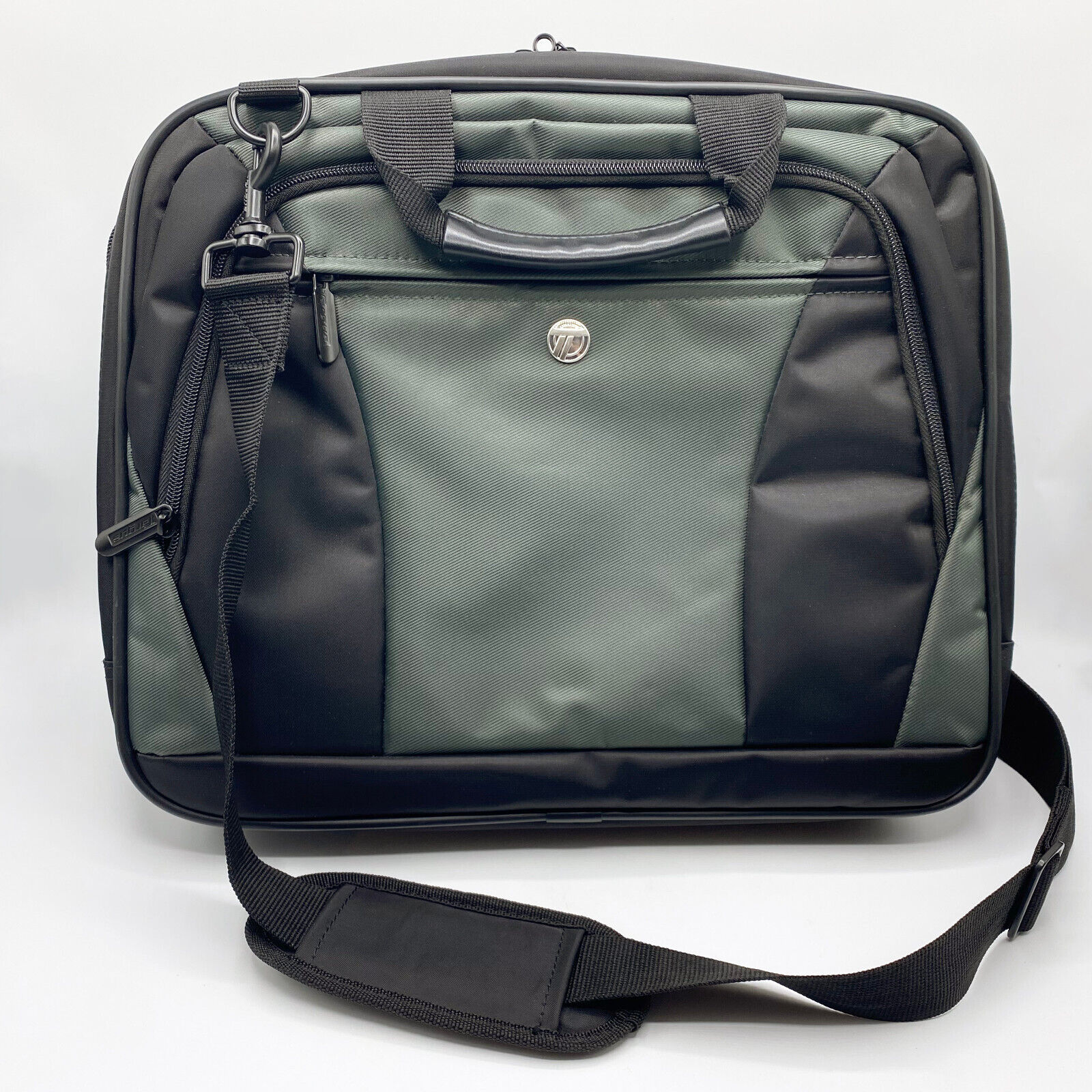 TARGUS CityLite CVR400 Briefcase 14 inch Laptop Bag Carry On - Gray Green Black