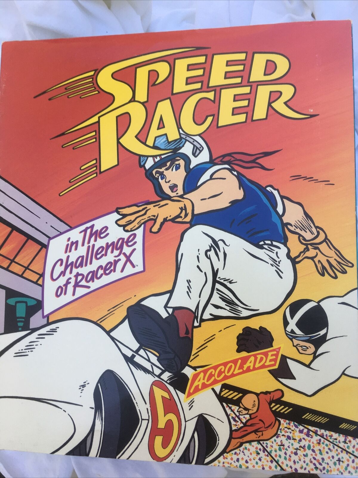 Speed Racer The Challenge of Racer X Accolade IBM Video Game 1993 - Vintage A590
