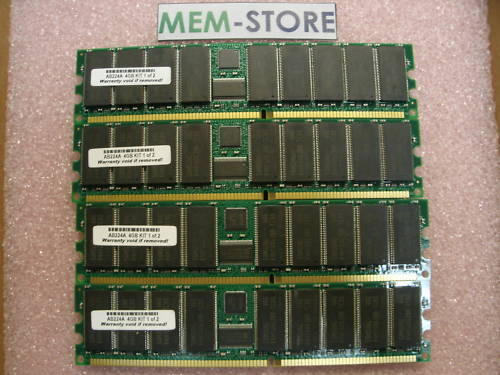 A9775A 8GB 4x2GB Memory kit for HP 9000 RP3440-4 New