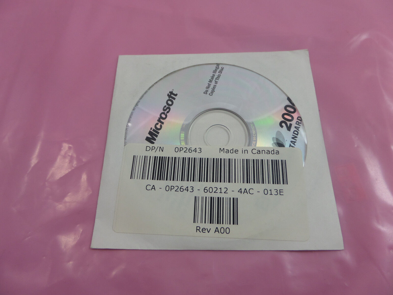 MICROSOFT ENCARTA 2004 ENCYCLOPEDIA STANDARD CD-ROM TRACKING ID SEALED P2643 NEW