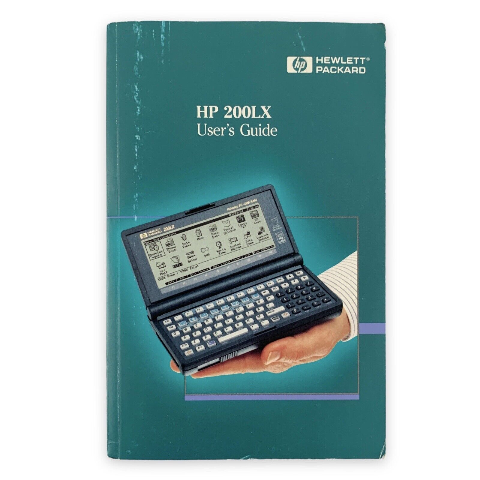 Hewlett Packard HP 200LX User’s Guide Manual Edition 2 VTG 1994 
