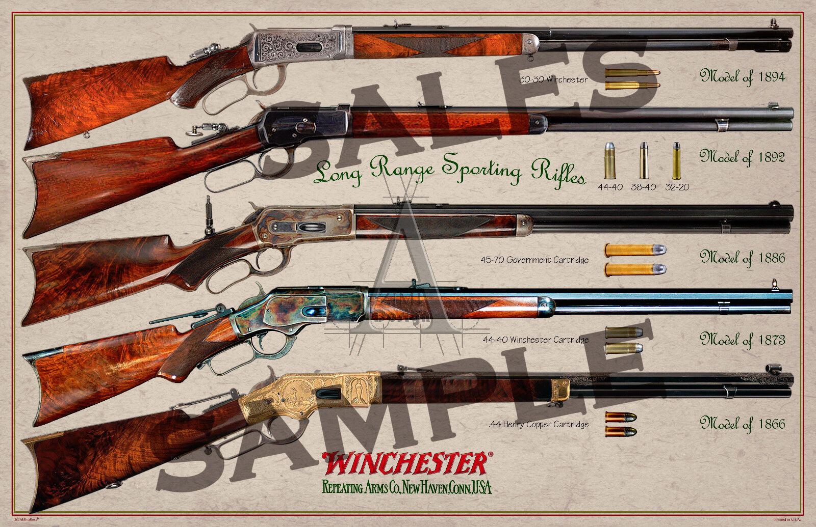 Winchester Long Range Rifles Poster 11