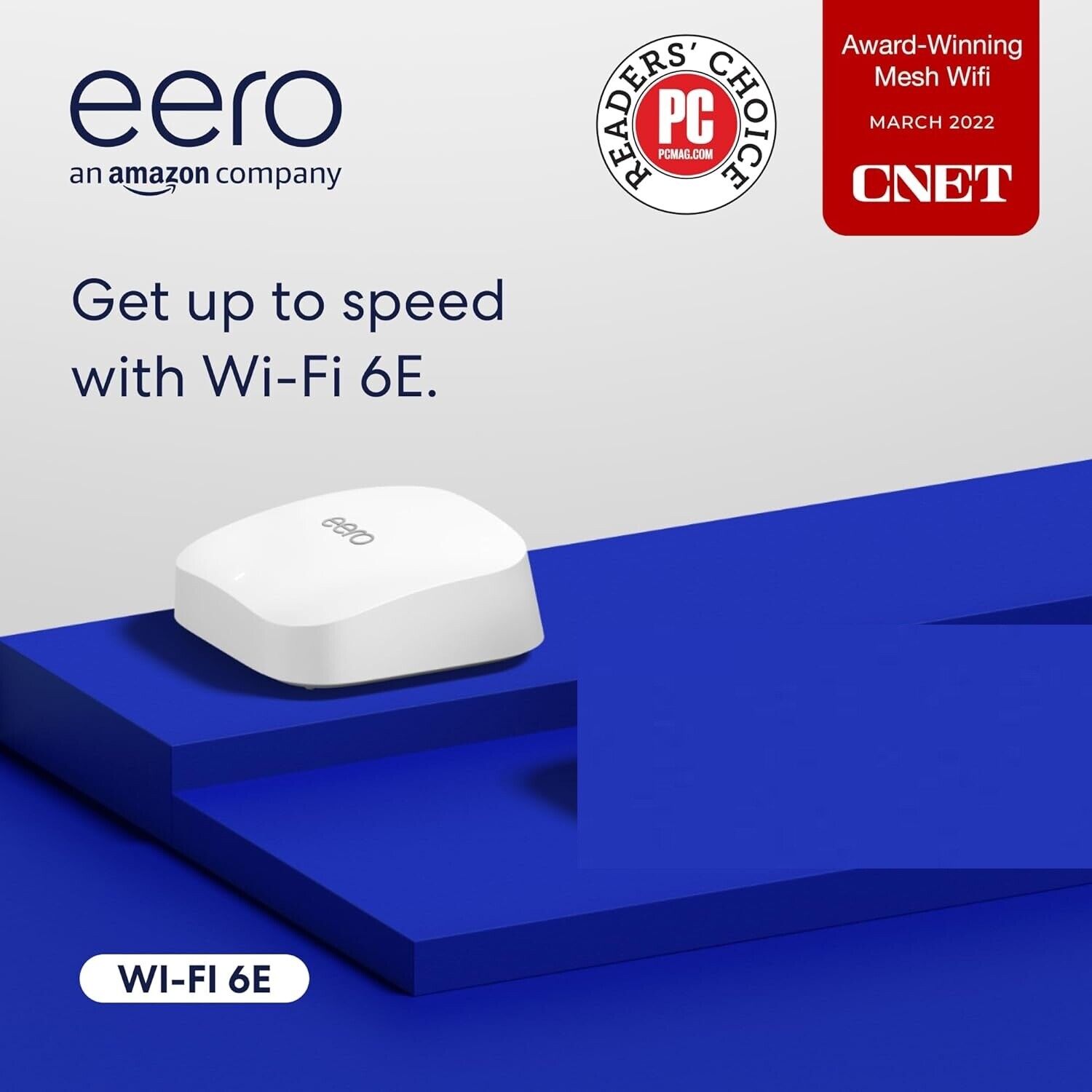 NEW eero Pro 6E Tri-Band WiFi Mesh Wi-Fi GigaBit Router (1 PACK) S010001 LATEST
