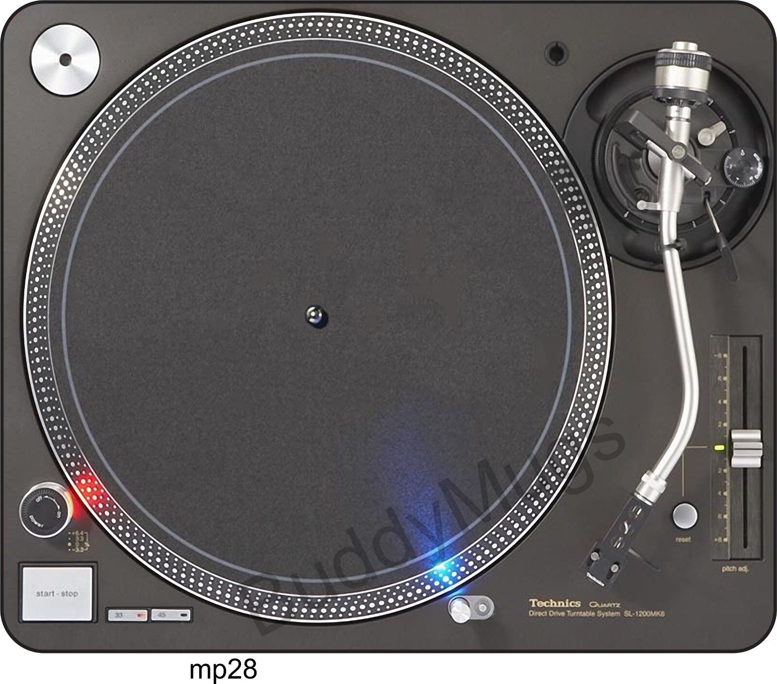 Large record Dj Turn Table Mouse Pad For Laptop Computer Gaming Mousepad Mp28