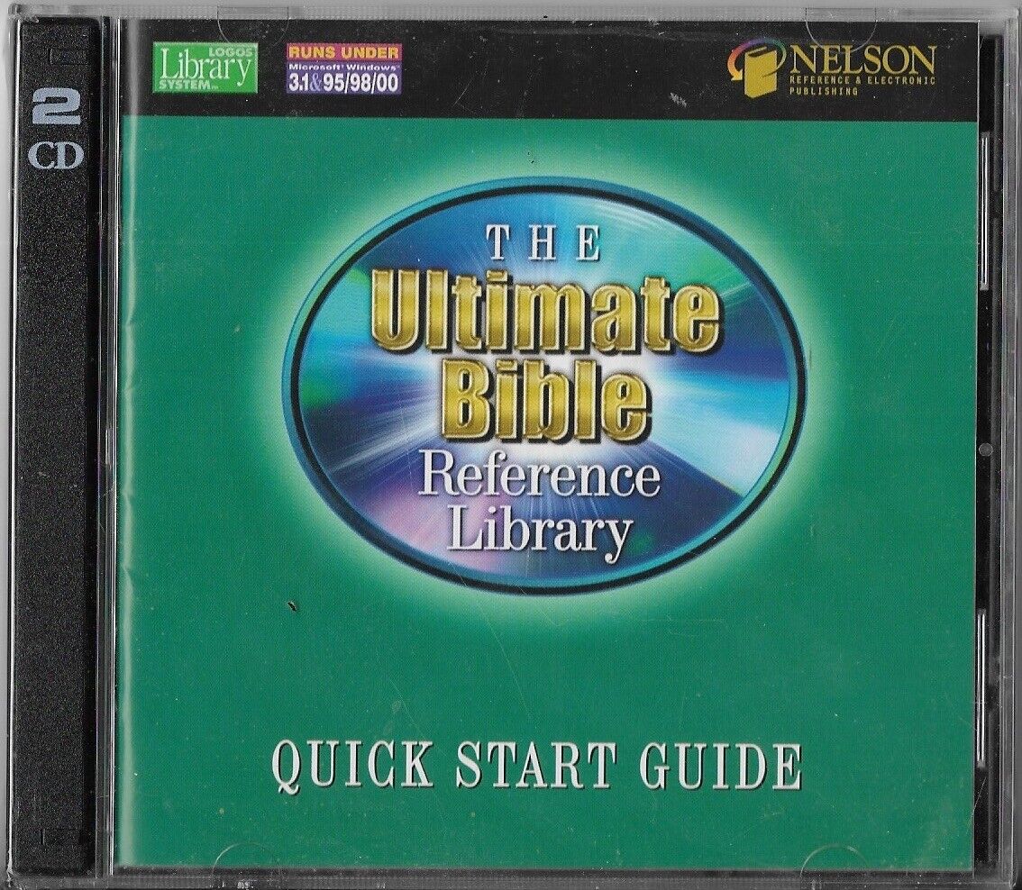 Nelson The Ultimate Bible Reference Library (PC CD-ROM, 2002) Windows 98/2000