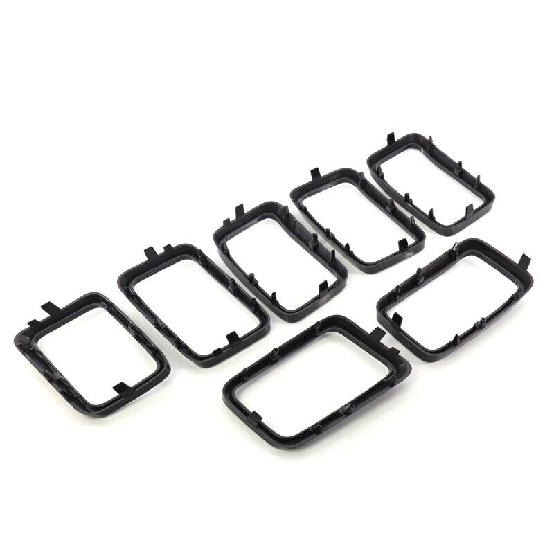 Auto Front Grille Insert Mesh Vent Bezel Outlet for JeepGrand-Cherokee 7pcs