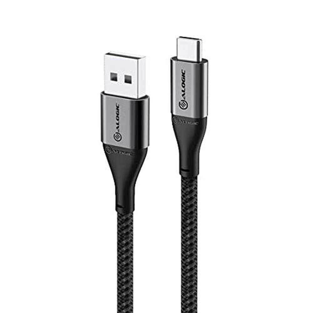 ALOGIC Super Ultra USB 2.0 USB-C to USB-A Cable - 3A / 480 Mbps - Space Grey - 1