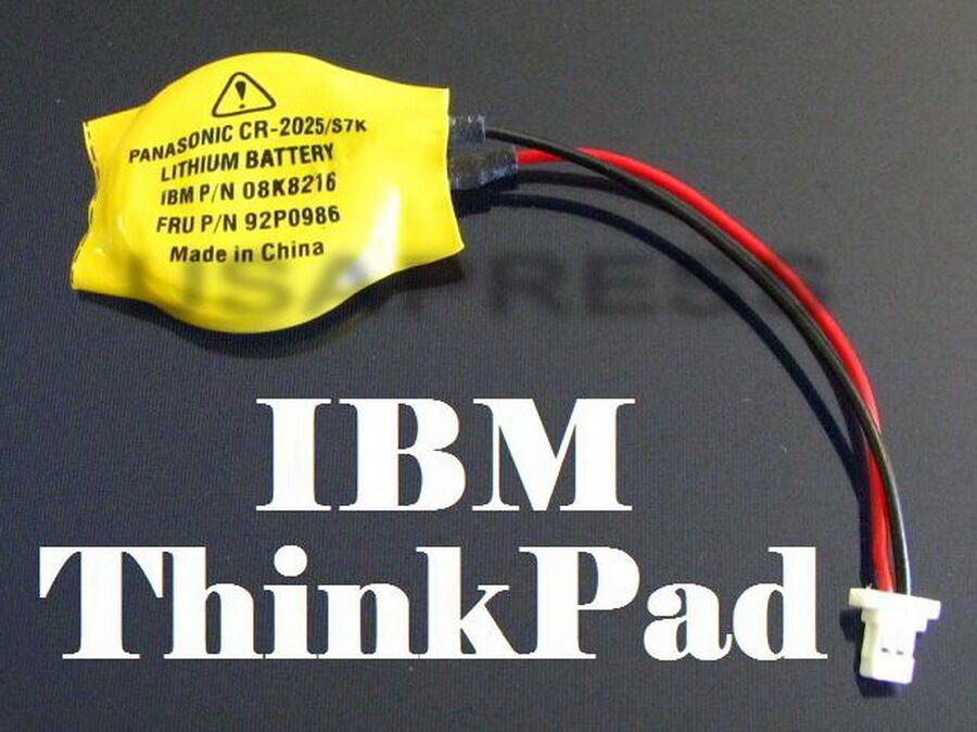 IBM ThinkPad CMOS BATTERY 600X 600 600E 02K6502 02K6486