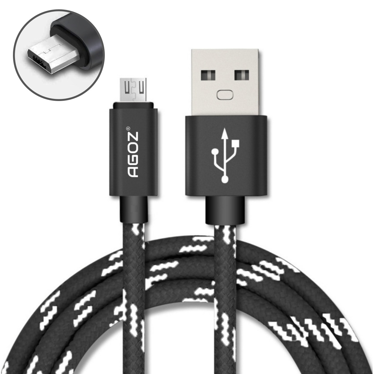 Micro USB Cable Fast Charger Cord for Milwaukee Flashlight,Headlamp,Flood Light